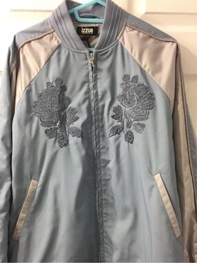 Izzue Embroidered Bomber Jacket - Women's